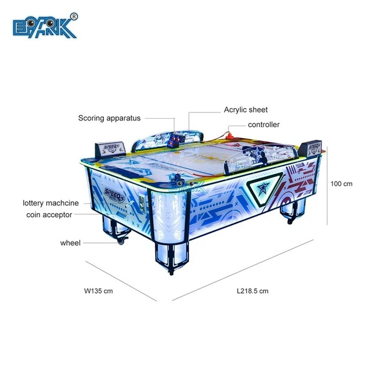 Dazzling Hockey Table Sports Arcade Machine